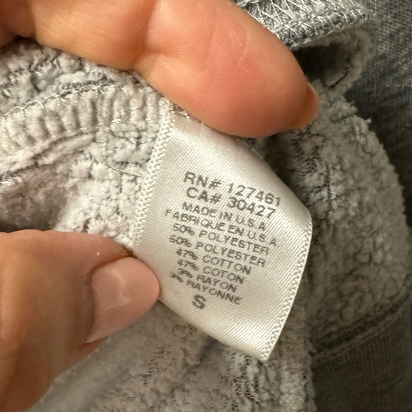 Wildfox I ♥️ You More than Pizza Sweatshirt V-Neck Small Grey - Picture 3 of 4